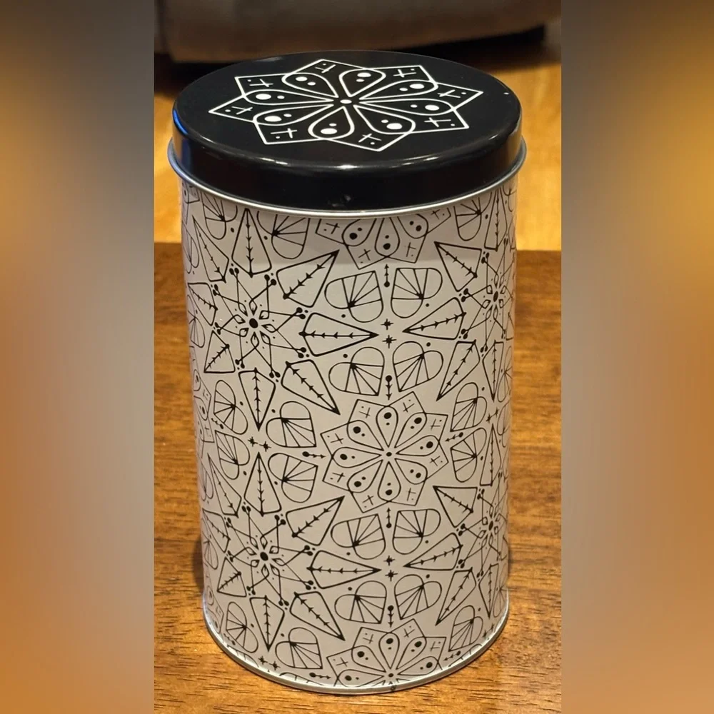 IKEA Vintage IKEA Black White Storage Metal Nesting Tins Canisters Set Of 3